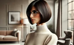 Klassischer Bob mit Brille – zeitlos und elegant 👓
