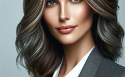 Kühles Braun Haare