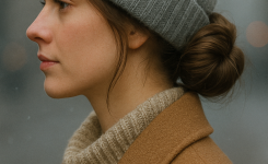 Low Bun Der elegante Winter Klassiker