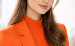 Neujahrs Frisur Platz 1 Sleeker Half-up Look für den Winter