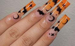 Oktober Nägel Halloween