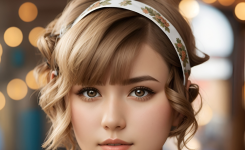 Oktoberfest Frisur Kurzhaar mit Band Oktoberfest Frisur Kurzhaar mit Band