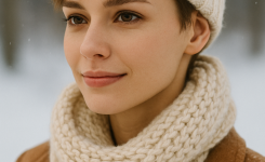 Pixie Cut als Winter Frisur 2025