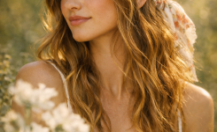 Platz 1 Die klassische Haartuch Frisur im Boho Stil