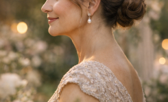 Platz 1 Eleganter Chignon als klassische mutter der braut haare