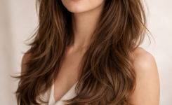 Platz 1 Frisur durchgestuft lang mit sanften Übergängen für natürliche Eleganz