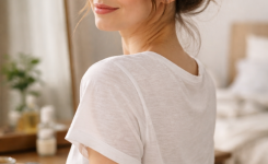 Platz 1 Frisuren einfach schnell Alltag mit lockerem Messy Bun Platz 1 Frisuren einfach schnell Alltag mit lockerem Messy Bun