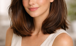 Platz 1 Frisuren mit Seitenscheitel Der moderne Long Bob mit Bewegung Platz 1 Frisuren mit Seitenscheitel Der moderne Long Bob mit Bewegung