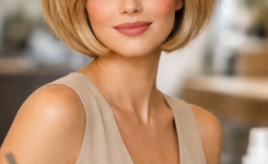 Platz 1 Haarschnitte für dünnes Haar Der strukturierte Bob mit Volumen