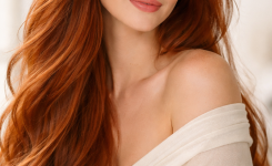 Platz 1 Kupferrot für lange rote Haare