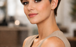 Platz 1 Kurzhaarschnitt für feines Haar Der strukturierte Pixie Cut mit Volumen