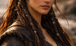 Platz 1 Wikinger Frisuren Frauen mit Mächtigen Zöpfen Für Einen Authentischen Kriegerinnen Look