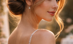 Platz 1 frisur frisuren hochzeit gast einfach Der lockere Low Bun mit Twist