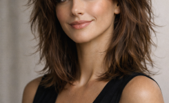 Platz 2 Der mittellange Shag mit Pony frech lässig selbstbewusst