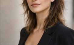 Platz 2 Die Vokuhila Frisur mit Pony und Statement Charakter