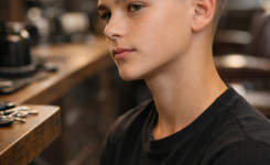 Platz 2 Frisur Junge Kurz mit lässigem Undercut