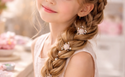 Platz 2 Mädchen Frisur mit Flechtfrisuren für verspielte Eleganz