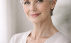 Platz 2 Moderner Pixie Cut als Highlight für kurze graue frisuren ab 60 mit Frischeeffekt