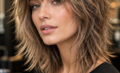 Platz 2 Shag Cut mit Textur der moderne Volumenschnitt für feines Haar