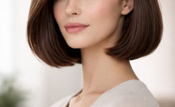 Platz 2 – Klassischer Bob mit klarer Linie für dickes Haar