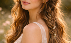 Platz 3 Blumenkranz Haare mit Flechtelementen für eine märchenhafte Ausstrahlung