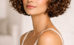 Platz 3 Der kurze Bob für lockige Haare mutig und charakterstark