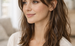 Platz 3 Frisur halb offen locker und natürlich für jeden Tag