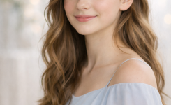 Platz 3 Jugendweihe Frisuren Moderne Wellen mit Seitenscheitel für einen natürlichen Look