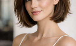 Platz 3 Kinnlange Haarschnitte mit Pony modern frech und individuell