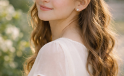 Platz 3 Konfirmations Frisuren mit sanften Flechtelementen für romantische Akzente Platz 3 Konfirmations Frisuren mit sanften Flechtelementen für romantische Akzente