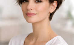 Platz 3 Kurzhaarschnitt für feines Haar Der fransige Pixie mit Bewegung