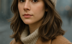 Schulterlange Winter Frisuren mit Stufen