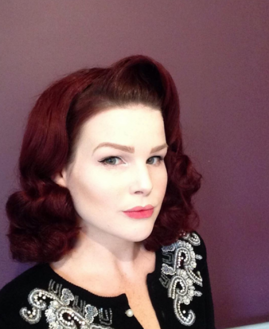 Permalink to Schöne pin up frisuren Schulterlang Haaren