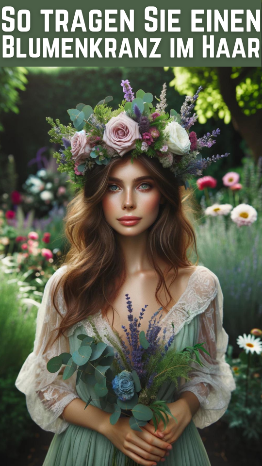 Permalink to So tragen Sie einen Blumenkranz im Haar: Ultimativer Style-Guide