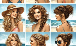Strahlende Beach Frisuren für den Sommer 2024