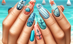 Strand Nageldesign Ideen die du ausprobieren musst