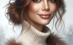 Trendige Winter Frisuren mit Mütze