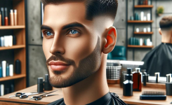 Übergang Haare Männer