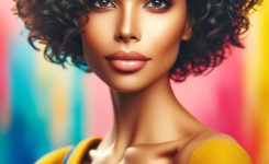 Verwandlung deines Looks mit Locken und kurzen Haaren