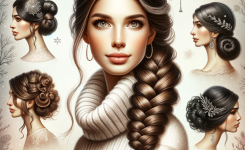 Winter Frisuren für Lange Haare
