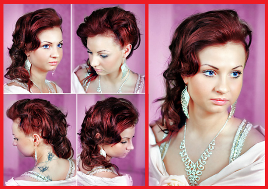 Permalink to Festliche mittellang frisuren für locken damen stylen