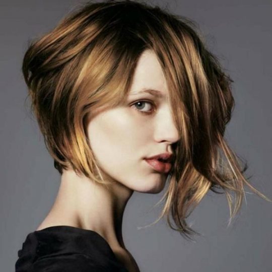 Permalink to Asymmetrische Frisuren Mittellang