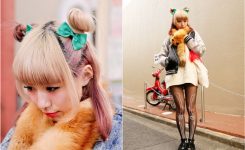 Einfache Halloween Frisuren Haarknoten Blond Haare