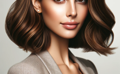 elegante frisuren mittellang