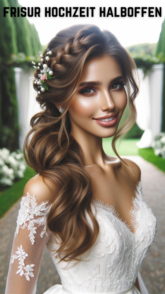 Permalink to Die ultimative Anleitung für die perfekte halboffene Frisur zur Hochzeit: Ein Traum für jede Braut