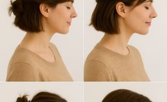 frisuren kurze haare hochstecken