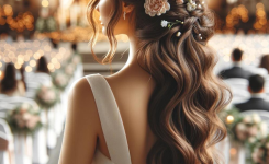 halb offene frisur hochzeit