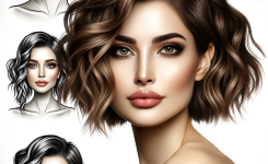 kurze haare wellen