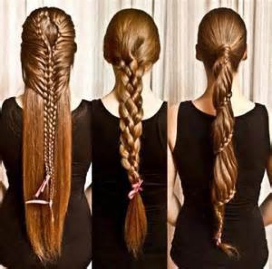 Permalink to Lange Haare Frisur Geflochten