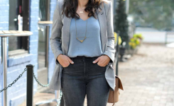 lässiges herbstoutfit für das Büro